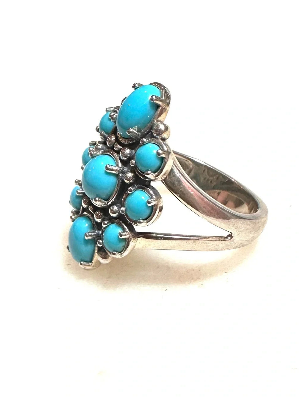 Carolyn Pollack ~ American West Sterling Silver Sleeping Beauty Turquoise Ring